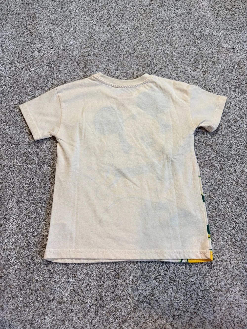 Mickey Mouse Cream & Green Tee with Green Shorts - 5T